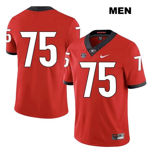 Georgia Bulldogs Men's Owen Condon #75 NCAA No Name Legend Authentic Red Nike Stitched College Football Jersey ORN6656QG